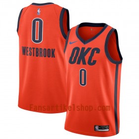 Oklahoma City Thunder Trikot Russell Westbrook 0 2018-19 Nike Orange Swingman - Herren
